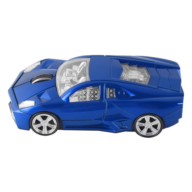 CHUYI Cool Sports Car Shaped Wireless Mouse 1600DPI Cordless Optical Mice with USB Receiver for Office School Home Travel, for PC Laptop Computer Gift (Blue-1 Pack) - Image 4